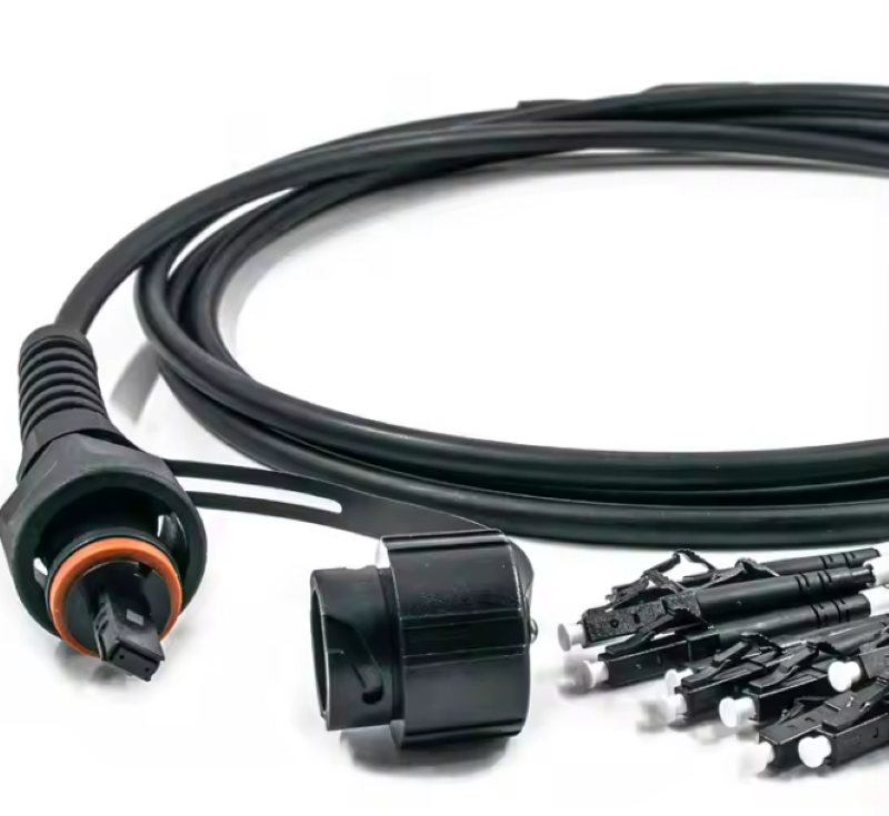 waterproof mpo lc fiber patch cord